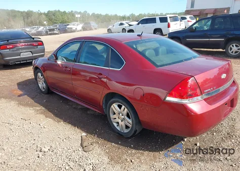 2011 Chevrolet Impala Lt из США, поврежденный, VIN 2G1WG5EK6B1160218